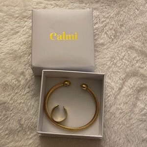 Cali - Gold Bracelet and Ring Set